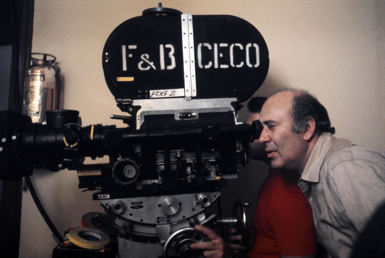 Carl Reiner directs the film 'Where's Poppa?' in 1970.