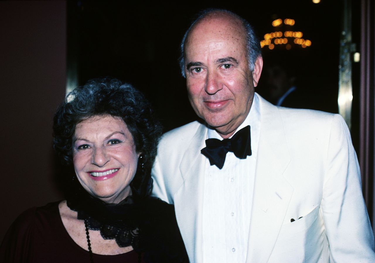 Reiner and his wife Estelle are pictured in New York in 1984.