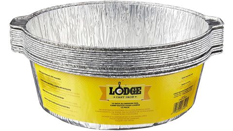 Lodge 12-Inch Aluminum Foil Dutch Oven Liners, 12-Pack
