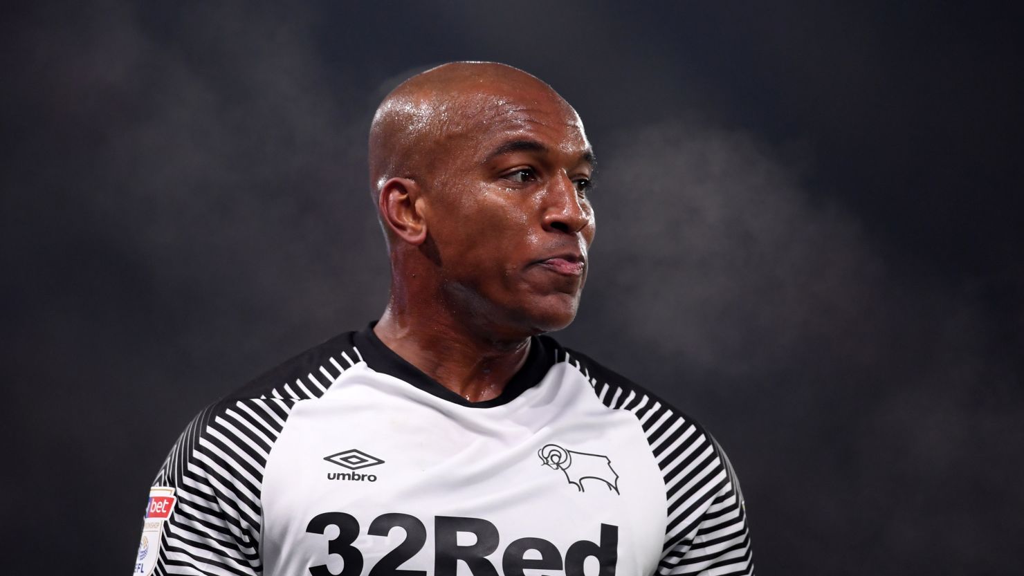 Andre Wisdom has made 20 appearances for Derby this season.