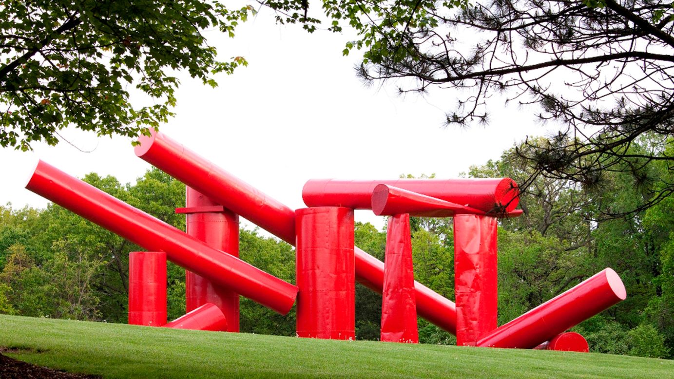 <strong>Laumeier Sculpture Park: "</strong>The Way" (1972-80) by Alexander Liberman is in Sunset Hills, Missouri. 