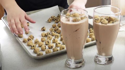 Double Chocolate Fudge Cookie Dough Shake