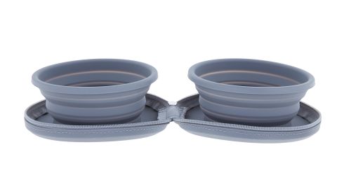 Arcadia Trail Collapsible Double Diner Travel Bowls