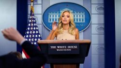 White House press secretary Kayleigh McEnany answers questions during a press briefing at the White House, Tuesday, June 30, 2020, in Washington.