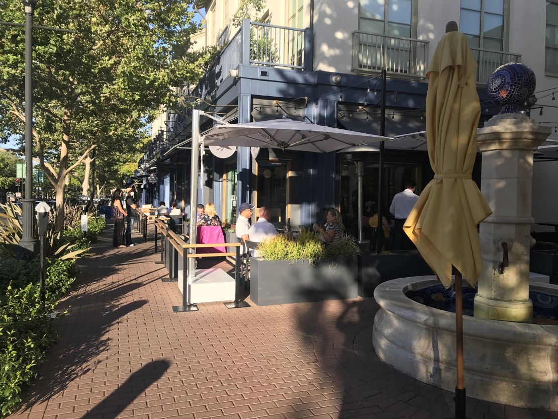 At Social Bird in California, there are two outdoor sections for diners, allowing for plenty of social distancing. 