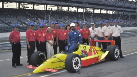 The Walker Racing team successfully qualified Ribbs at the Indy 500 in 1991 making him the first Black driver to compete in the race (Courtesy: Dan R Boyd)