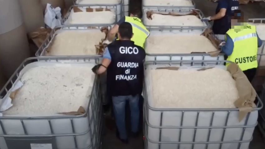 Italy's financial police has confiscated a huge shipping of 14 tonnes (15 US tons) of amphetamines, which it says was produced by "ISIS/Daesh" in Syria. The 84 million pills with a market value of one billion Euros  -- or US$ 1.12 billion approx. -- carry the "Captagon" logo, the Financial Police (Guardia di Finanza) said Wednesday, calling it the biggest drug haul in the world.