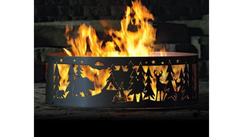 FiveMetalDesign Personalized Northwoods Fire Ring