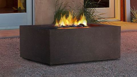 Real Flame Baltic Square Fire Table