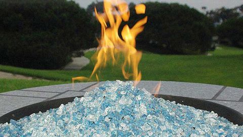 Hiland Fire Pit Fire Glass