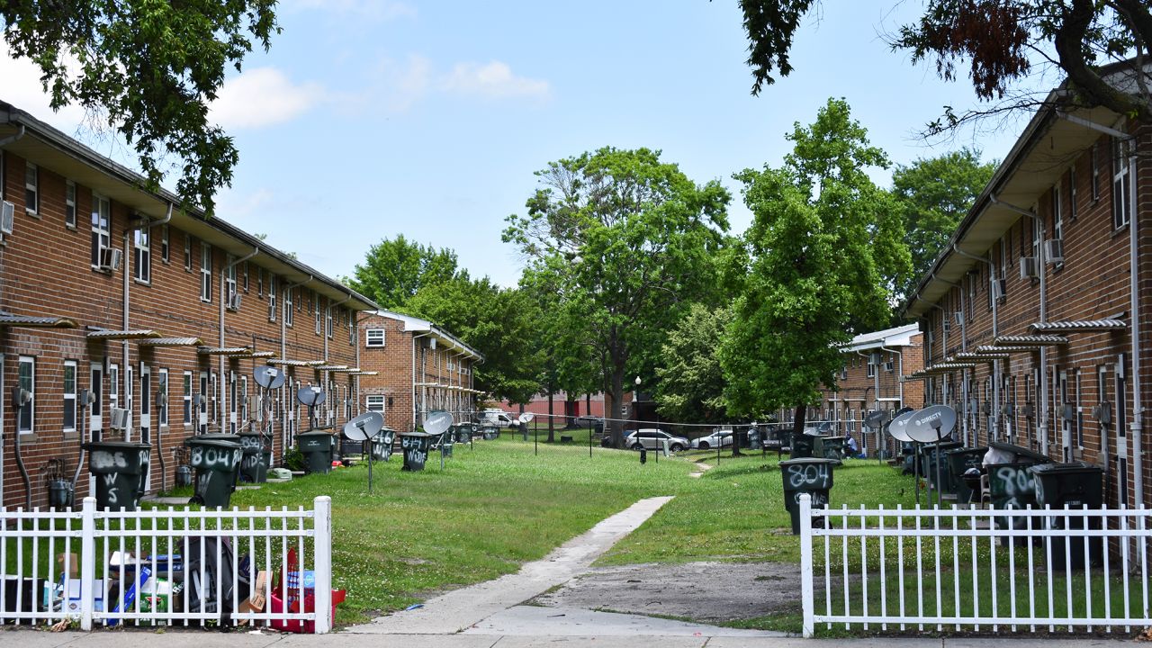 The St. Paul's public housing community in Norfolk. The averge income in the area is under $12,000. 