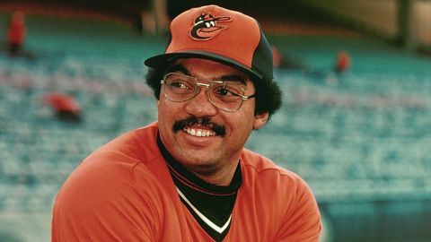 Reggie Jackson of the Baltimore Orioles poses for a photo during the 1976 season.