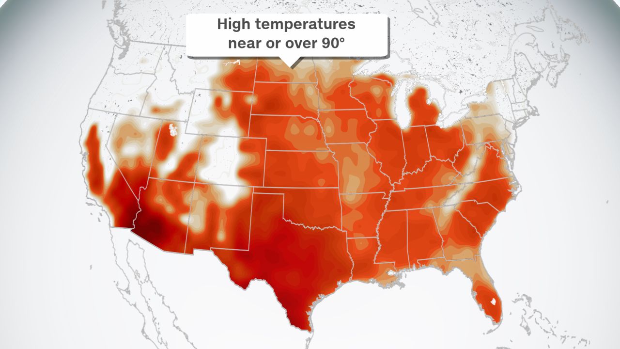 July 4th weather forecast Most of the US will soar into the 90s CNN