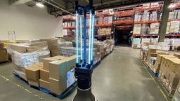In tests, the CSAIL team's robot could disinfect a 4,000-square-foot space in the food bank's warehouse in just half an hour.