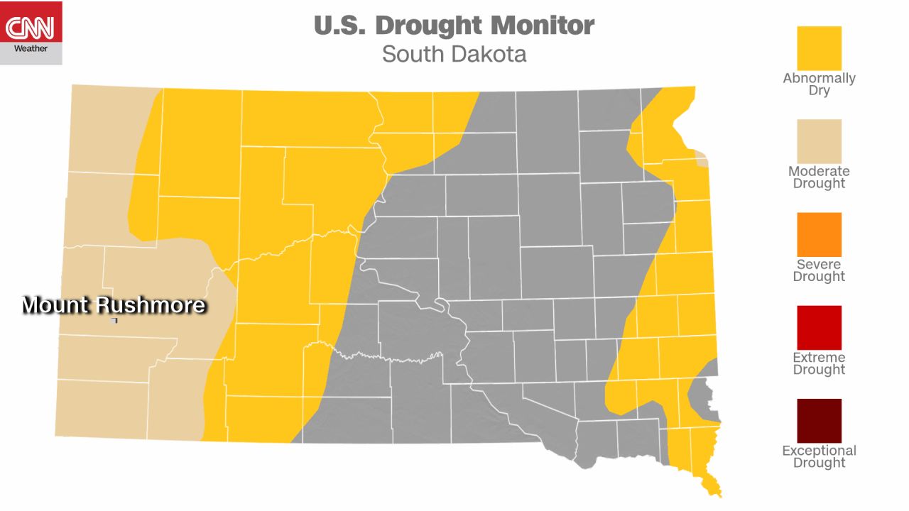 south dakota drought monitor