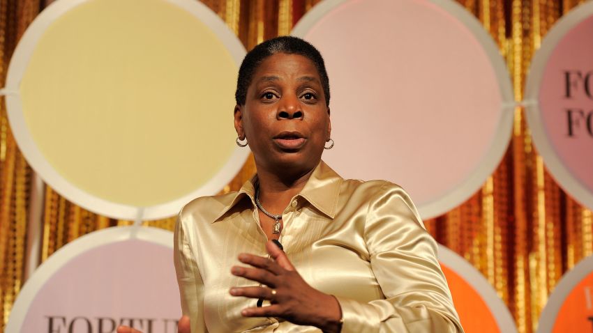 NEW YORK, NY - MAY 24:  Chairman and CEO of Xerox Ursula Burns speaks onstage at the FORTUNE Most Powerful Women Dinner New York City at Hudson Room at the Time Warner Center on May 24, 2011 in New York City.  (Photo by Jemal Countess/Getty Images for Time Inc.)