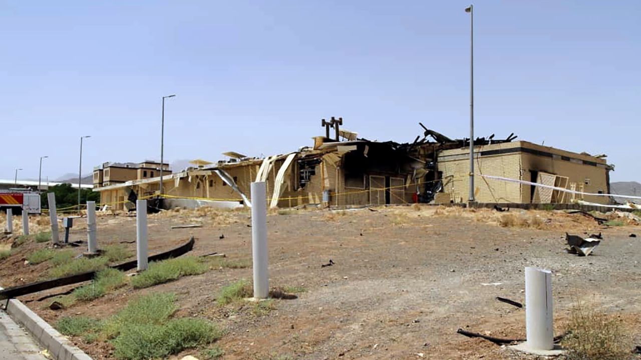 A handout picture provided by Iran's Atomic Energy Organisation (aeoinews) shows a warehouse after it was damaged at the Natanz facility, one of Iran's main uranium enrichment plants, south of the capital Tehran on July 2, 2020. - Iran's nuclear body said an accident had taken place at a warehouse in a nuclear complex without causing casualties or radioactive pollution. There was "no nuclear material (in the warehouse) and no potential of pollution," Iranian Atomic Energy Organisation spokesman Behrouz Kamalvandi told state television. (Photo by Handout / Iran Atomic Organization (aeoinews) / AFP) / === RESTRICTED TO EDITORIAL USE - MANDATORY CREDIT "AFP PHOTO / HO / ATOMIC ENERGY ORGANIZATION OF IRAN" - NO MARKETING NO ADVERTISING CAMPAIGNS - DISTRIBUTED AS A SERVICE TO CLIENTS === (Photo by HANDOUT/Iran Atomic Organization (aeoine/AFP via Getty Images)