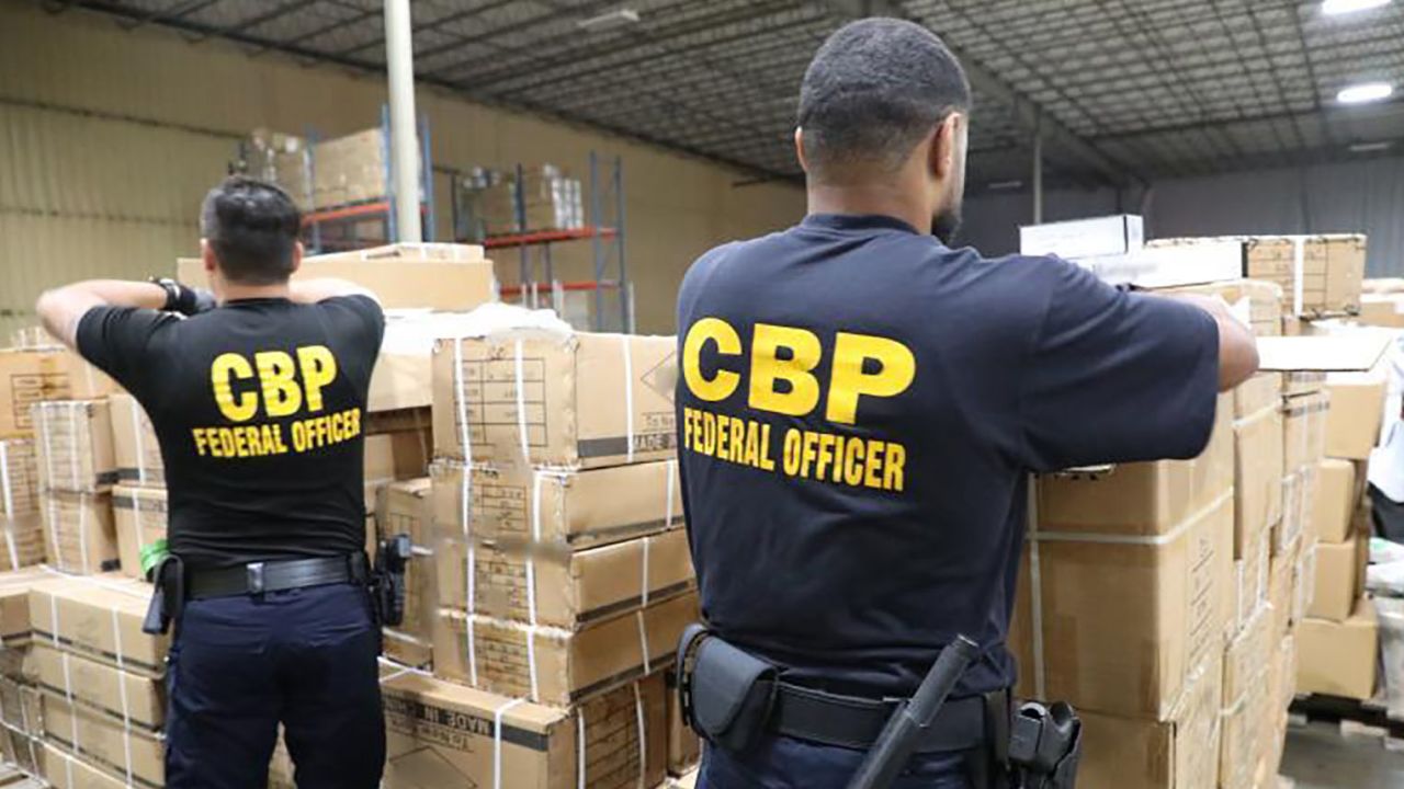 CBP officers detained a shipment of products/accessories suspected to be made with human hair.