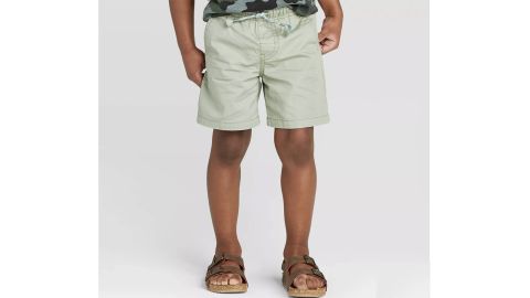 Toddler Boys' Twill Pull-On Shorts - Cat & Jack™ Green