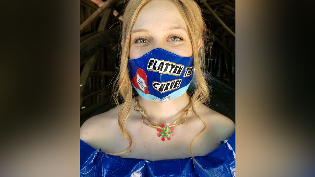RESTRICTED 03 duct tape dress TRND