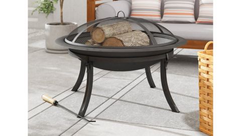 Sol 72 Gloucester Steel Wood Burning Fire Pit