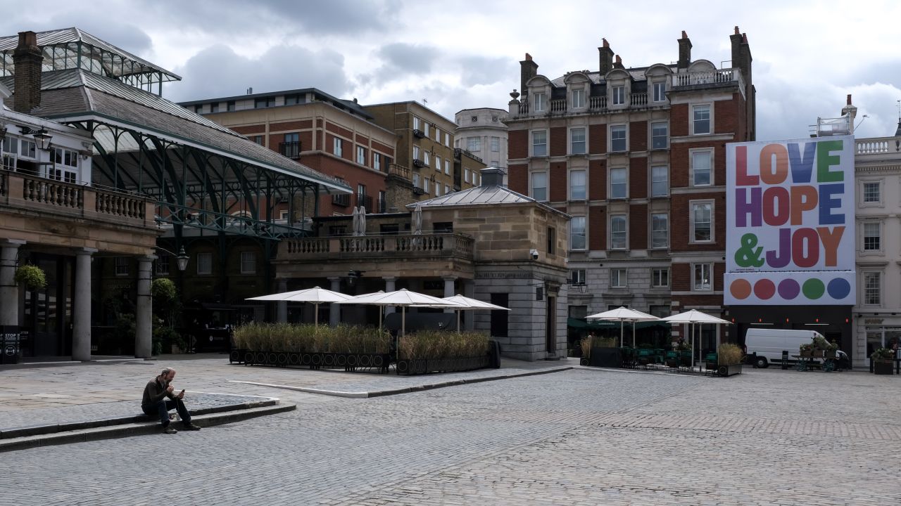 The shopping and entertainment hub, Covent Garden, on July 1, 2020.
