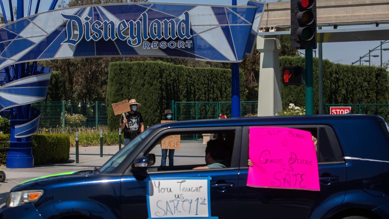 Disneyland in Anaheim has delayed its reopening indefinitley. 