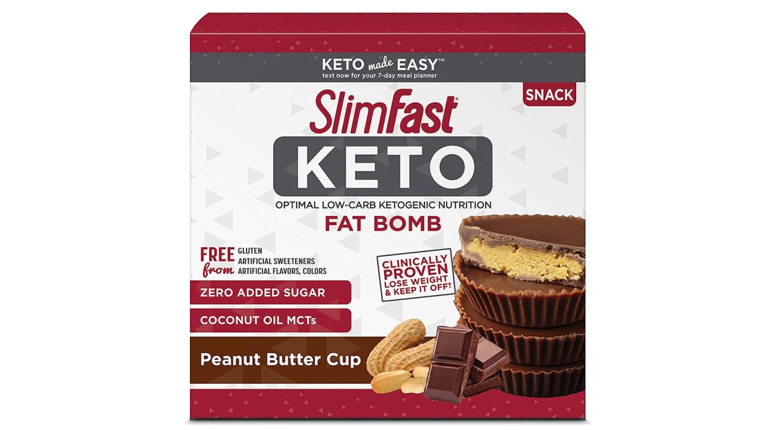 SlimFast Keto Peanut Butter Cup Fat Bomb