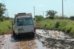 A Medecins sans Frontieres mobile clinic in eSwatini