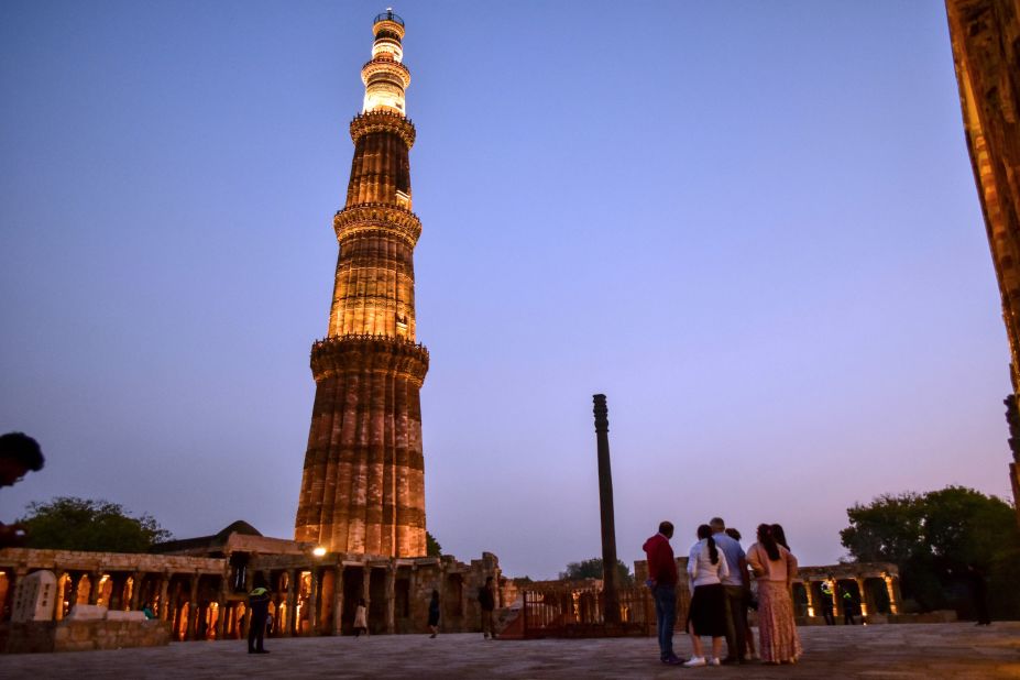 Red sandstone rubble from <a href="https://whc.unesco.org/en/list/233/" target="_blank" target="_blank">over 20 Hindu temples</a> was used in the construction of the Qutub Minar in Delhi, India. Measuring 239.5 feet (73 meters) in height, it's one of the tallest minarets in Asia.