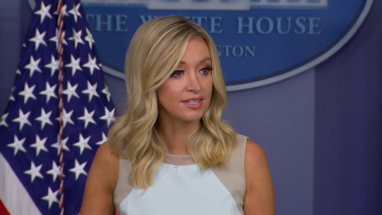 mcenany white house briefing trump tweets nascar collins vpx_00001905