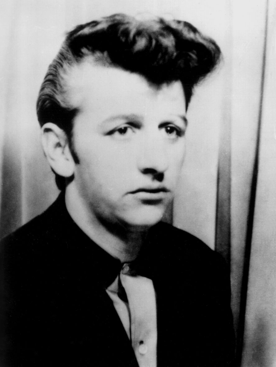Starr poses for a portrait circa 1959. He was born July 7, 1940, in Liverpool, England. Before joining the Beatles, he played drums for several bands in the Liverpool area.