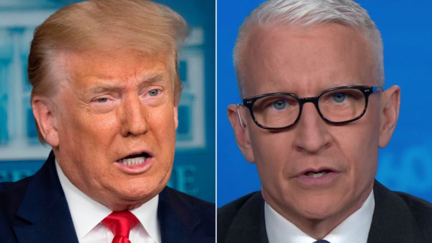 Anderson Cooper Donald Trump Split July 6 2020
