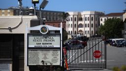 SAN QUENTIN, CALIFORNIA - JUNE 29: A view of San Quentin State Prison on June 29, 2020 in San Quentin, California. San Quentin State Prison is continuing to experience an outbreak of coronavirus COVID-19 cases with over 1,000 confirmed cases amongst the staff and inmate population. San Quentin had zero cases of COVID-19 prior to a May 30th transfer of 121 inmates from a Southern California facility that had hundreds of active cases 13 COVID-19-related deaths. (Photo by Justin Sullivan/Getty Images)