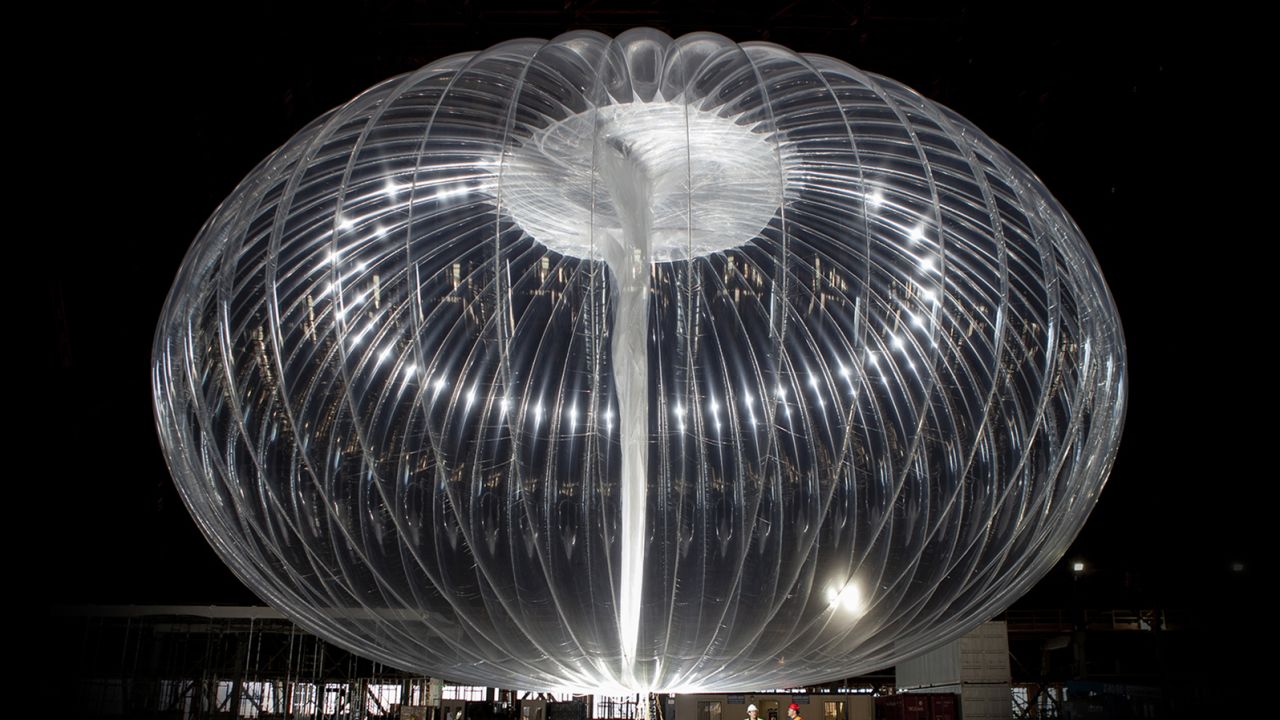 Google is now providing internet in some parts of Kenya through balloons like this one.