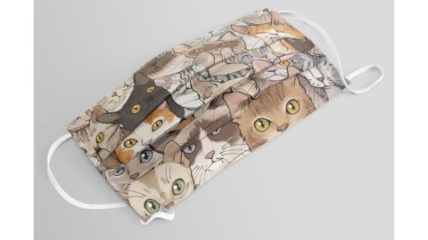 A Lot Of Cats Face Mask