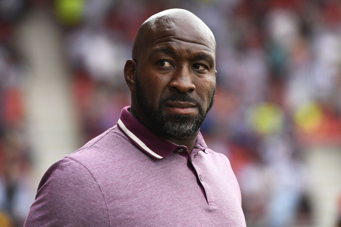 Darren Moore, manager of Doncaster Rovers, is one just five black coaches in English professional football.