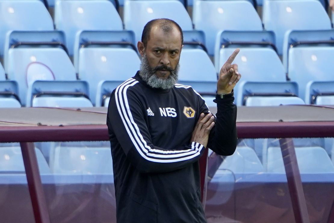 Wolverhampton Wanderers boss Nuno Espirito Santo is currently the only black manager in the Premier League.