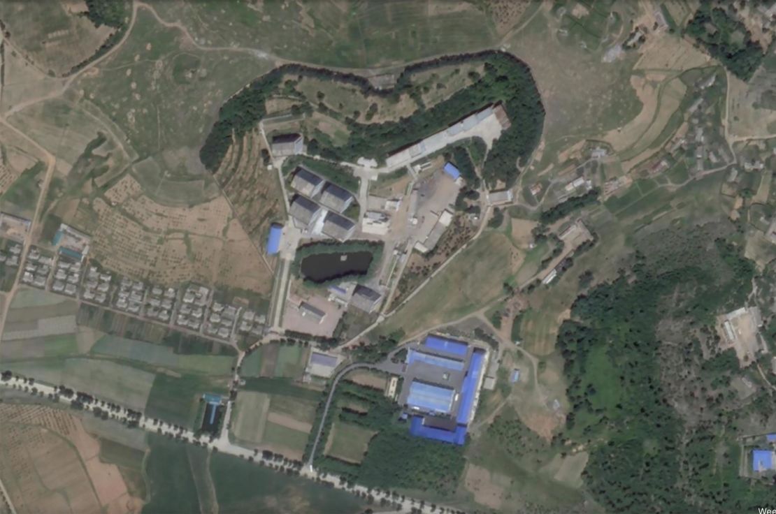 This satellite image from July 9, 2019 shows activity at a previously undeclared North Korean facility that researchers suspect is being used to build nuclear warheads.