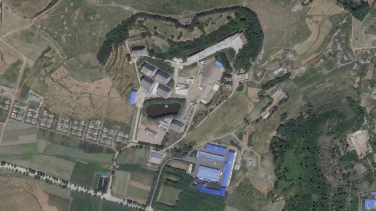 This satellite image from July 9, 2019 shows activity at a previously undeclared North Korean facility that researchers suspect is being used to build nuclear warheads.