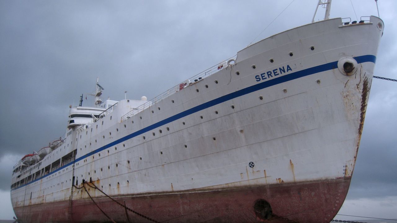 <strong>On the beach</strong>: Peter Knego took this photograph of the MV Serenade, formerly French ocean liner Jean Mermoz, at Alang, India in 2008. 