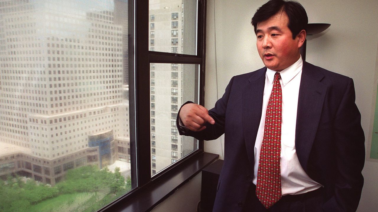 Falun Gong founder Li Hongzhi seen in New York in 1999. He left China several years before the group was banned there. 