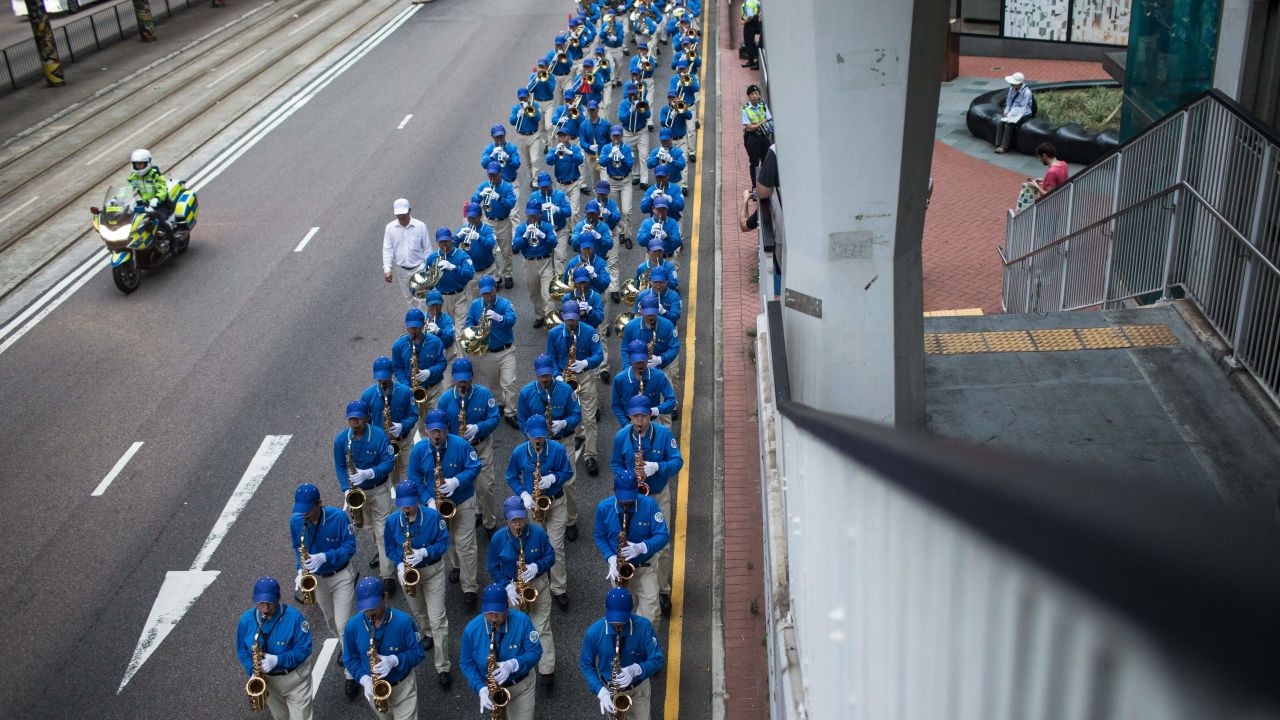 Falun Gong practitioners have long been a vocal and organized part of Hong Kong's broader anti-government movement.