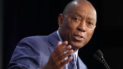 WASHINGTON, DC - JANUARY 25:  Houston Mayor Sylvester Turner addresses the U.S. Conference of Mayors 86th annual Winter Meeting at the Capitol Hilton January 25, 2018 in Washington, DC. The non-partisan conference of mayors from cities with populations of 300,000 or larger meet annually in Washington, DC.  (Photo by Chip Somodevilla/Getty Images)