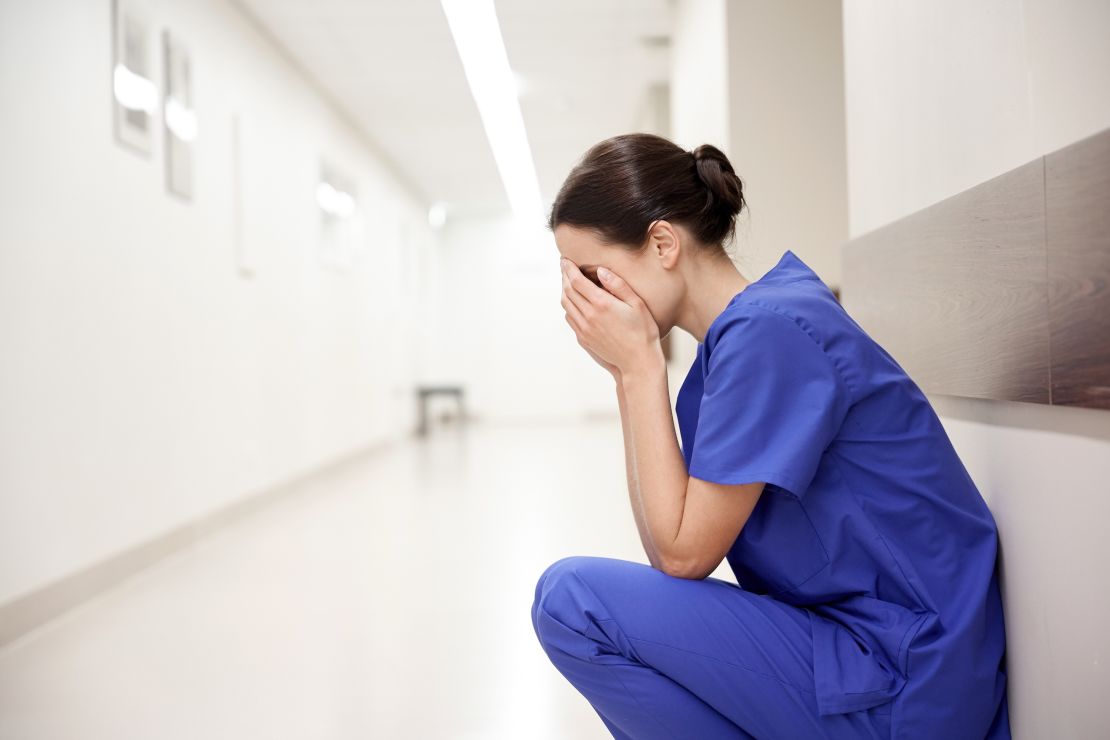 Many traumatized nurses report symptoms of PTSD.