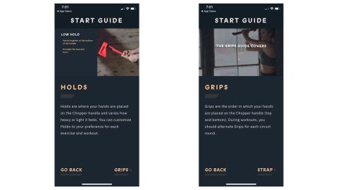 ChopFit app