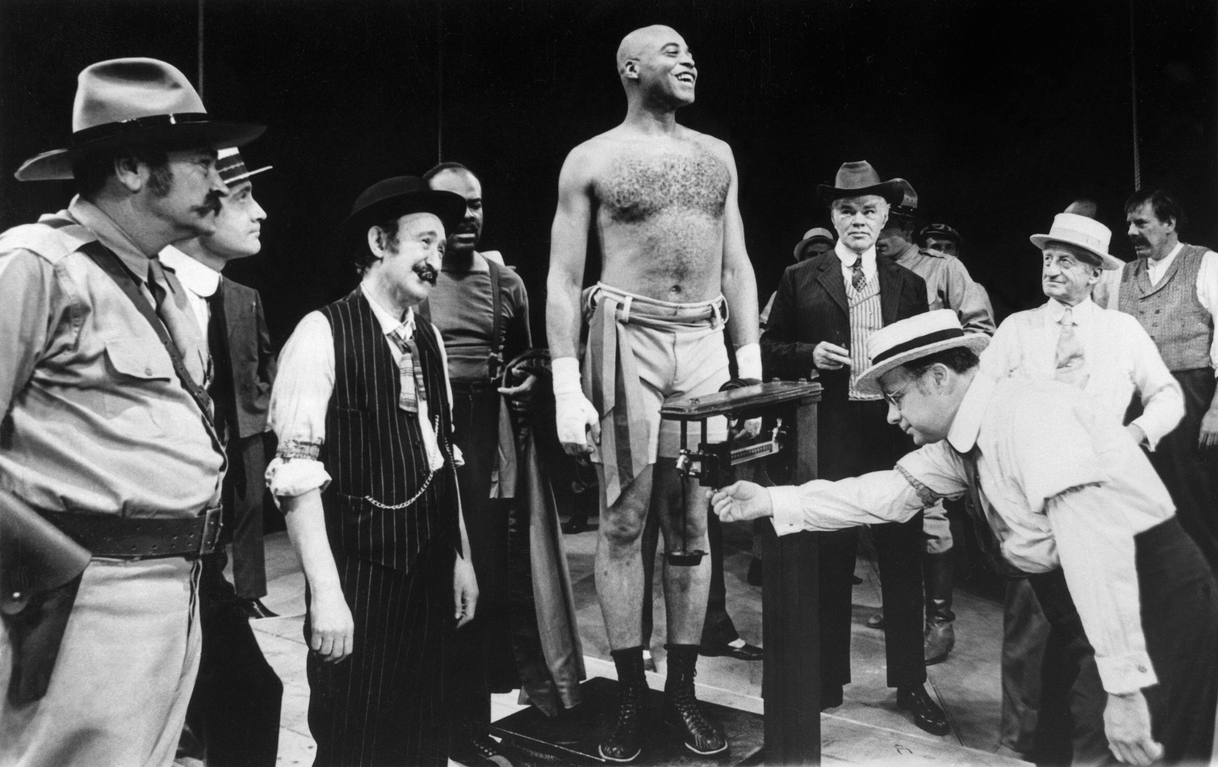 Jones won a Tony Award for his portrayal of a boxer in 'The Great White Hope.'