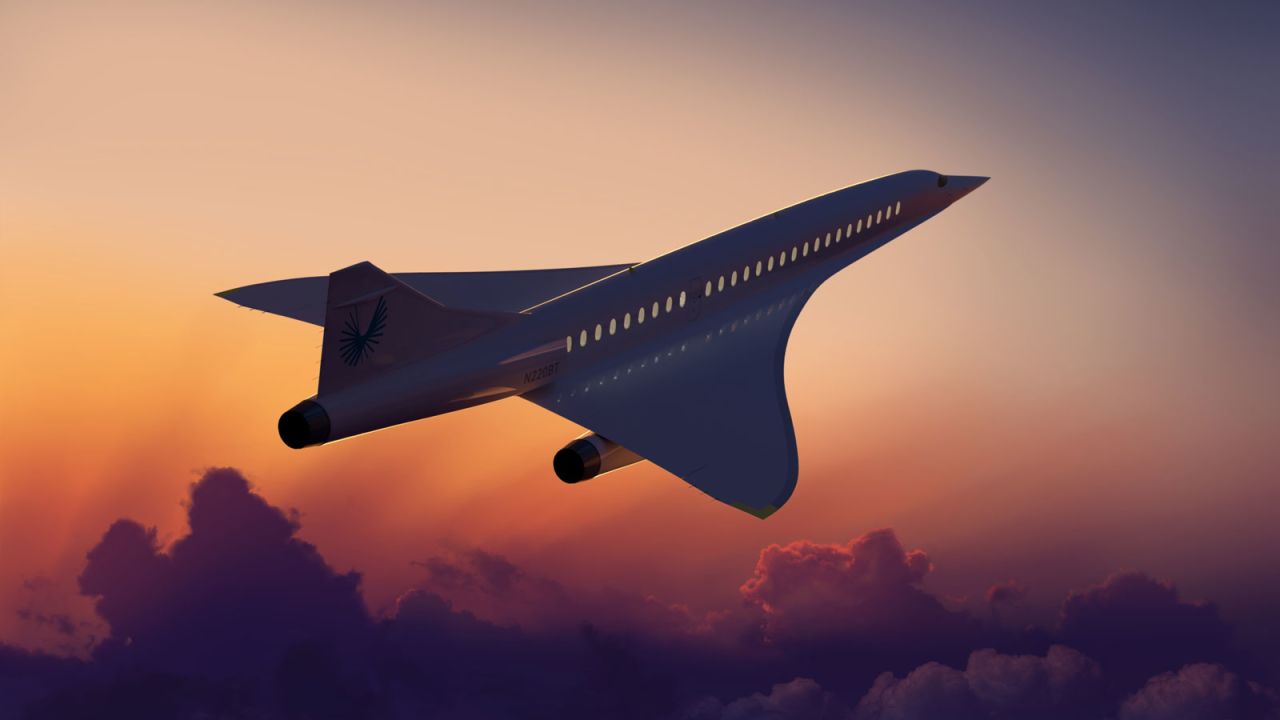 <strong>Supersonic revival:</strong> US startup Boom Supersonic has developed a Mach 2.2 airplane that it says will be three times faster than today's commercial jets. 