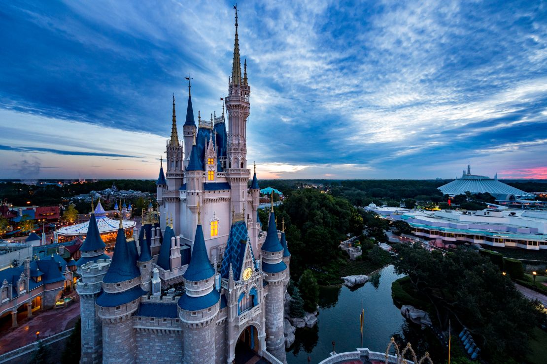 Two of Walt Disney World Resort's parks are set to reopen Saturday: Magic Kingdom Park (pictured) and Disney's Animal Kingdom. EPCOT and Disney's Hollywood Studios are slated to reopen on July 15.