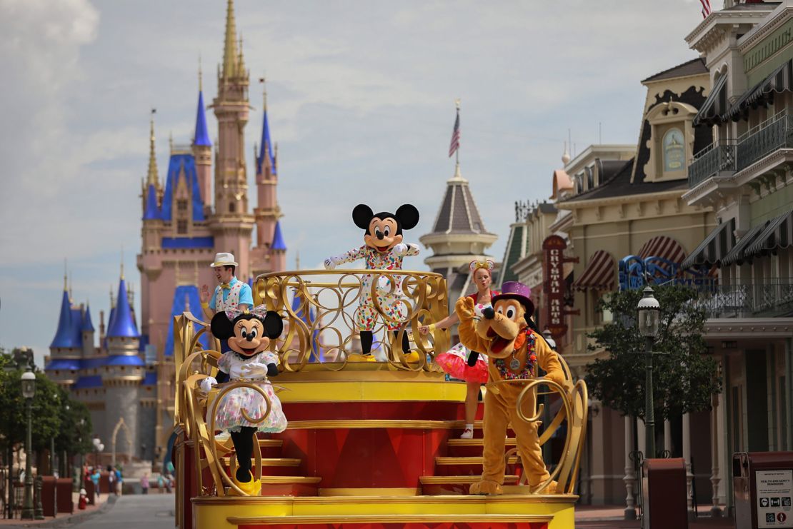Mickey Mouse will star in the "Mickey and Friends Cavalcade" when Magic Kingdom Park reopens.